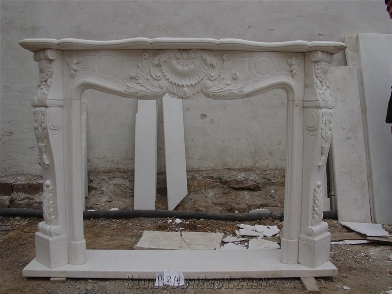 Beautiful French Style Marble Fireplace Mantels