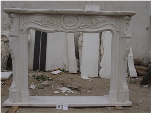 Beautiful French Style Marble Fireplace Mantels