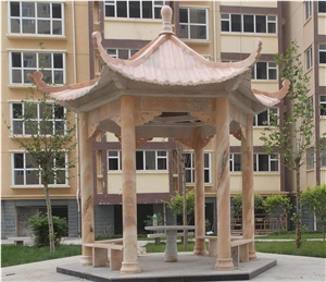 Chinese Style Marble Garden Pavilion