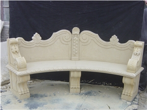 Natural Stone Outdoor Benches