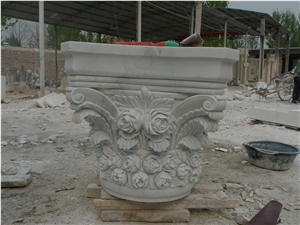 Nice Hand Carved Column Capitals