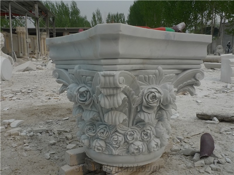Nice Hand Carved Column Capitals