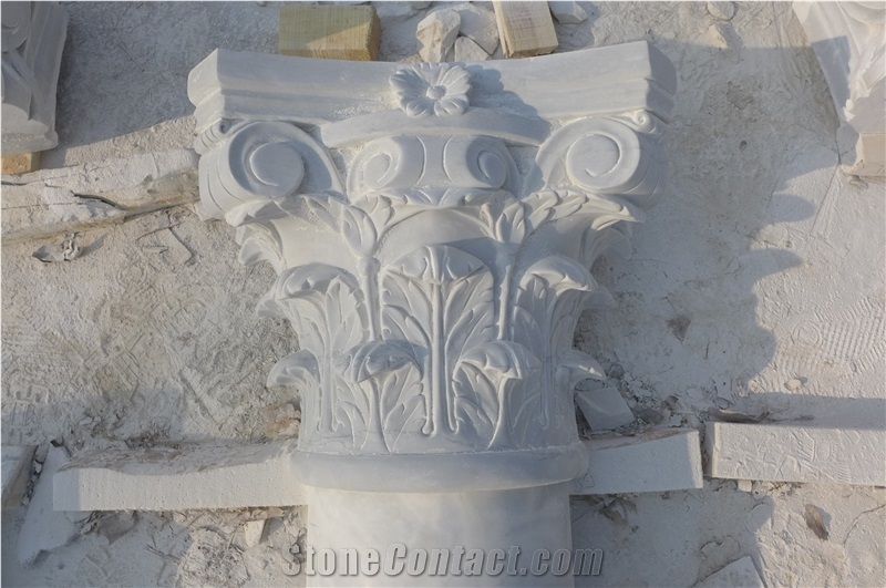 Nice Hand Carved Column Capitals