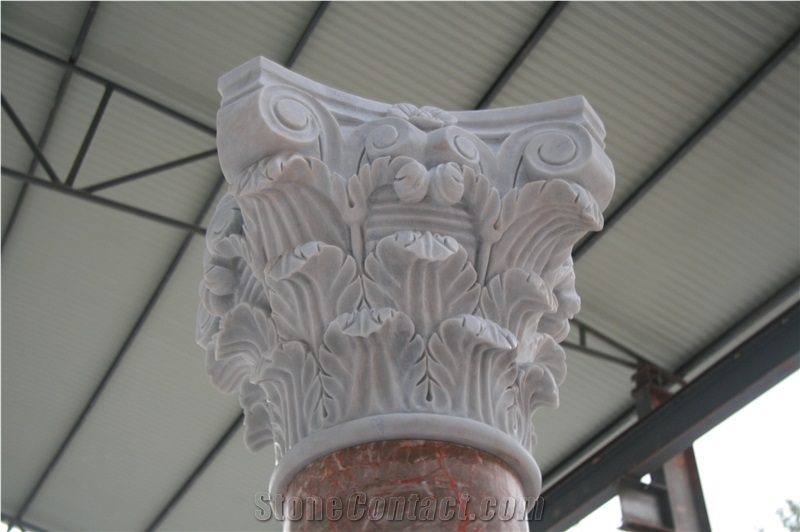 Nice Hand Carved Column Capitals