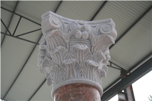Nice Hand Carved Column Capitals