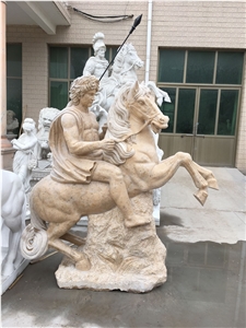 Nice Hand Carved Roman Warrior Statues