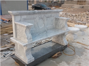 Nice Stone Garden Bench