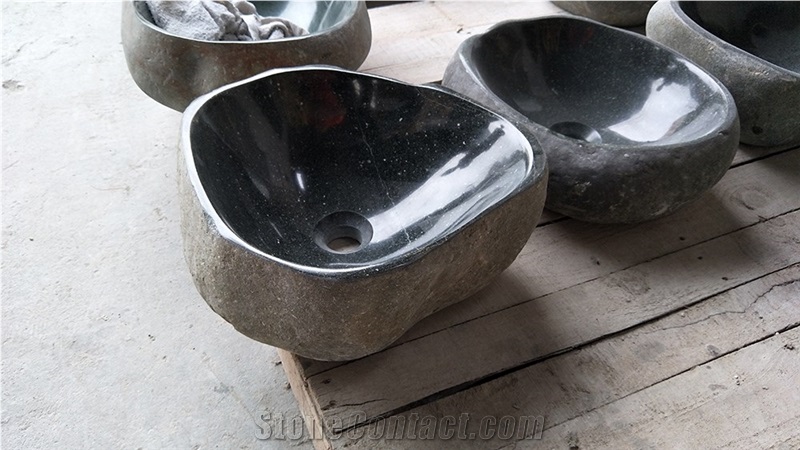 Narural River Stone Sink