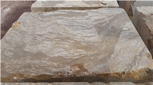 Golden Sunset Marble Block, Turkey Golden Marble