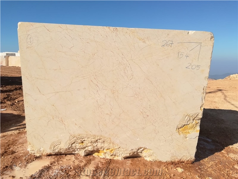 Melisa Beige Marble Block, Turkey Beige Marble