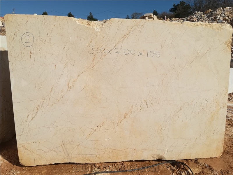 Melisa Beige Marble Block, Turkey Beige Marble