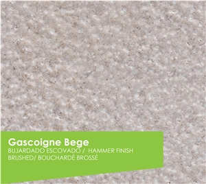 Gascogne Beige Limestone Bush Hammered