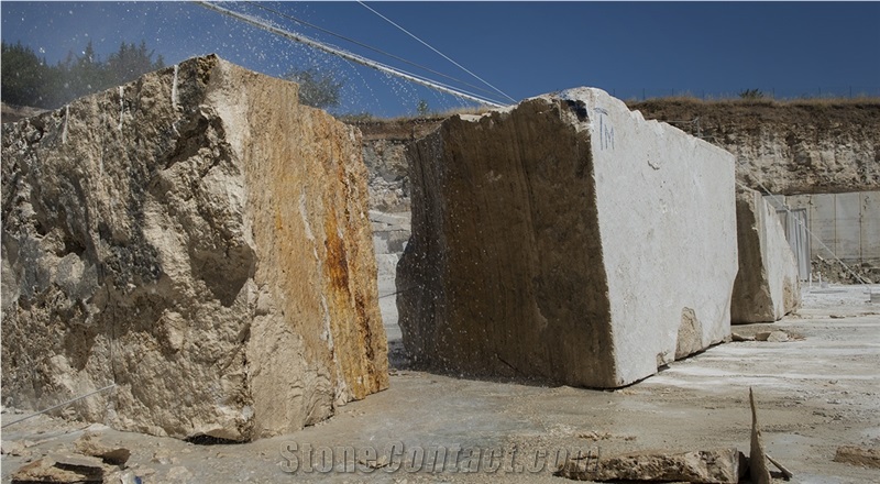 Travertino Romano Silver Fosse-Roman Silver Travertine Blocks