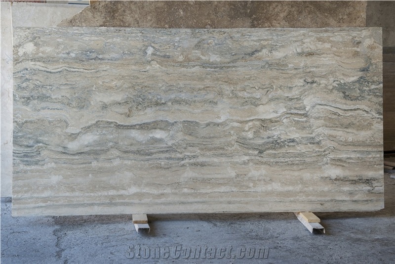 Travertino Romano Silver Fosse-Roman Silver Travertine Blocks