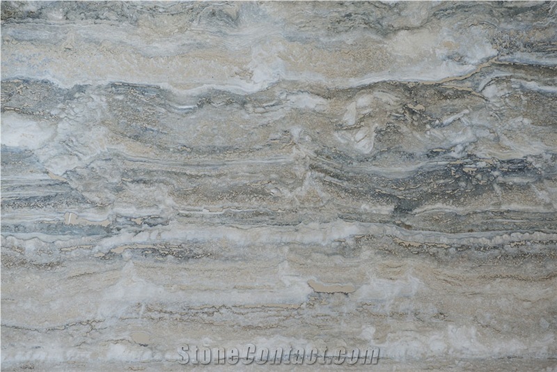 Travertino Romano Silver Fosse-Roman Silver Travertine Blocks