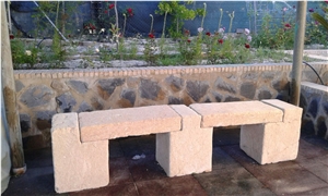 Arenisca Crema Ambar Rustic Benches