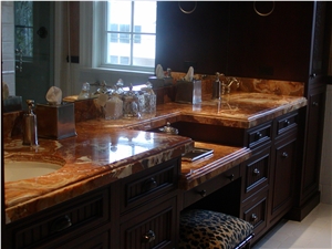 Onyx Master Bathroom Vanity Top