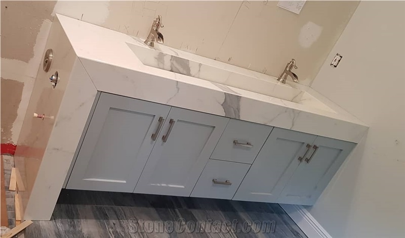 Sapienstone Porcelain Artificial Marble Vanity Top