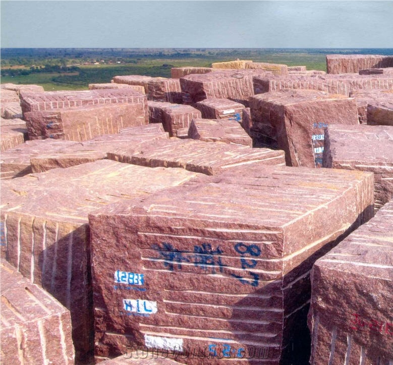 Fortune Red Granite Blocks