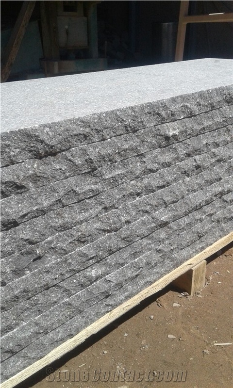 Grey Porphyry Stair Treads, Porfido Fortebuso Steps