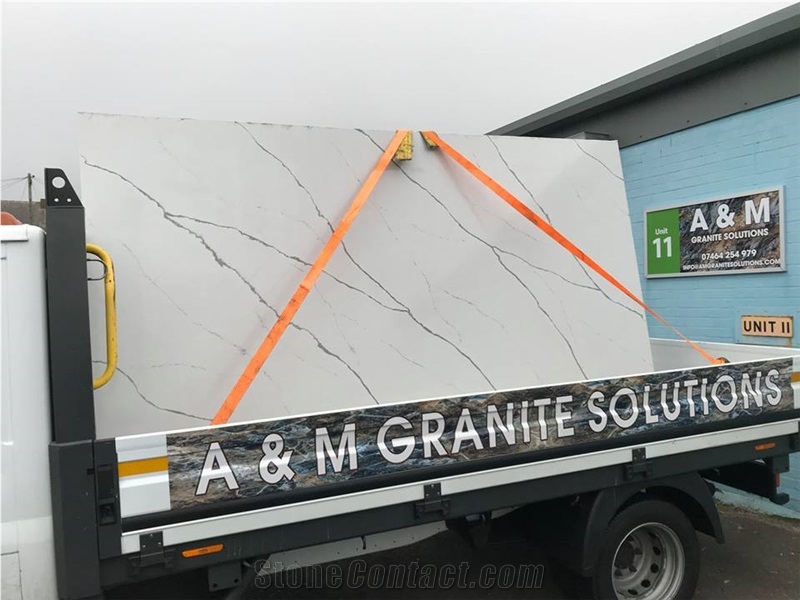 Fabulous Mable Look Quartz Stone Slabs