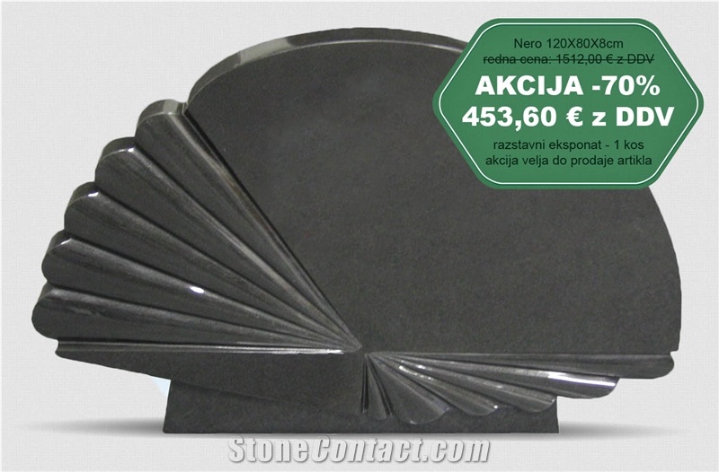 Nero Assoluto Granite Headstone-Special Offer