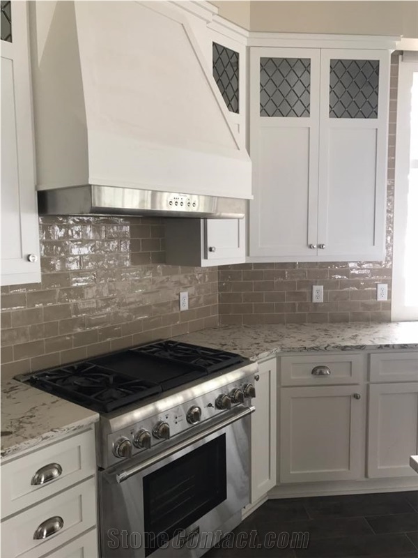 Montclair White Quartz Countertops, Q Premium Natural Quartz
