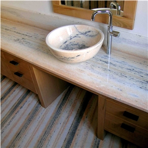 Rosa Valtoce Marble Vanity Counter Top,Wash Basin