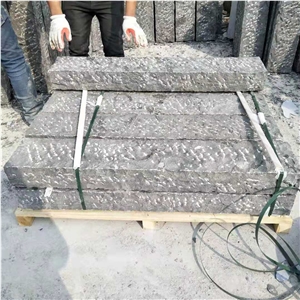 Blue Limestone Palisade,Rough Picked, Bush Hammer