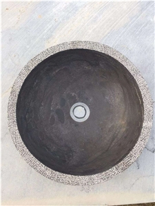 Bluestone Sink,Basin in Polished Bluestone,L828