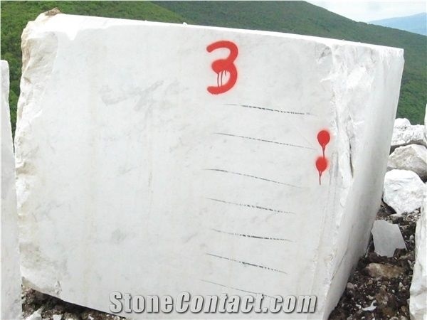 Volakas Sunny White Quarry Marble Blocks