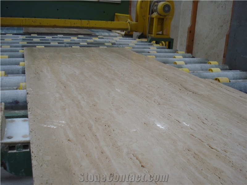 White Travertine Veincut Slabs Abd Tiles