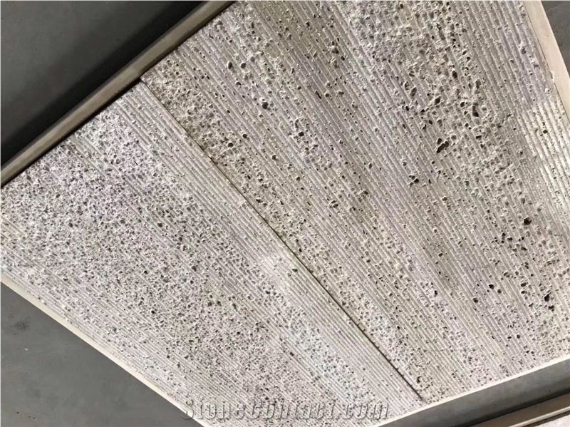 Beige Travertine Panel Culture Stone Slate Ledge