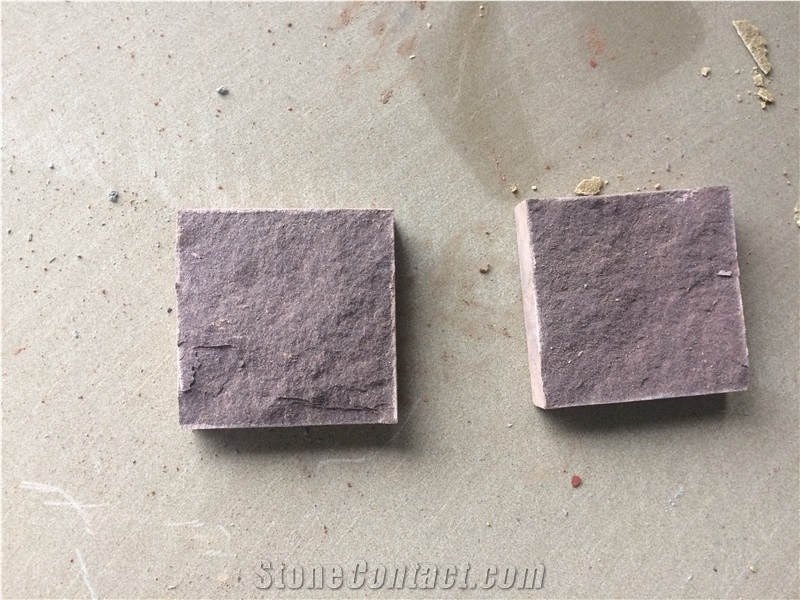 Brown Sandstone Cubes Desert Brown Cobble Pavers