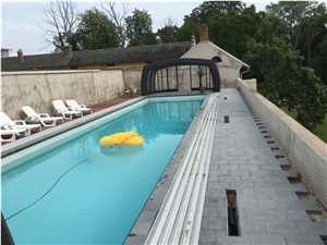 G654 Dark Grey Granite Pool Copping Paving Tile