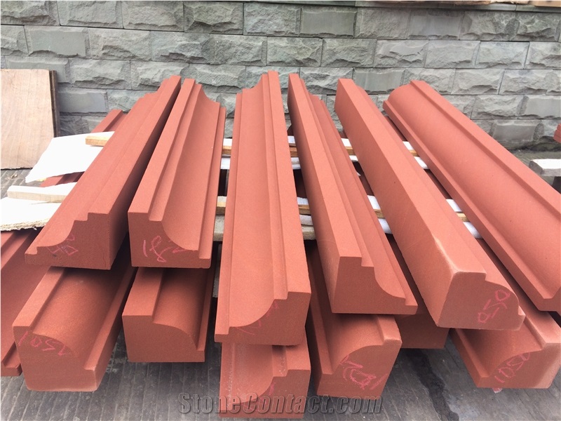 Sandstone Arches Cnc Red Sandstone Wall Panels