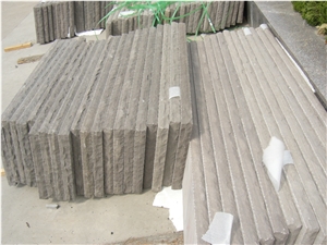 Sandstone Steps Flamed Brown Sandstone Stair
