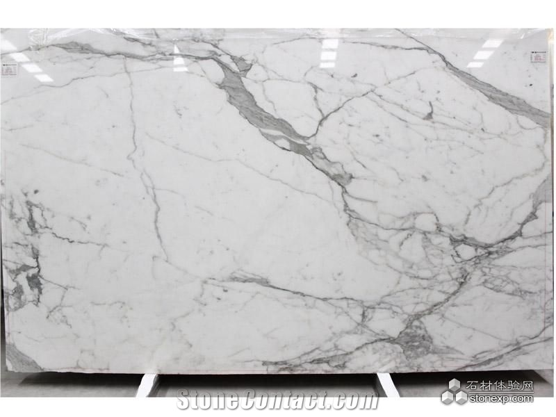 White Arabescato Dinner Table Bath Top Table Top