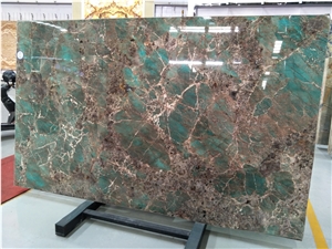 Luxury Brazil Green Quartzite Stone Amazon Green Slabs