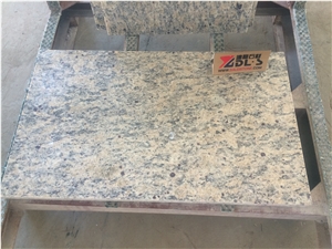 Santa Cecilia Light Yellow Granite Wall Kitchen