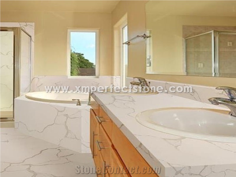 Artificial Origin Calacatta White Marble
