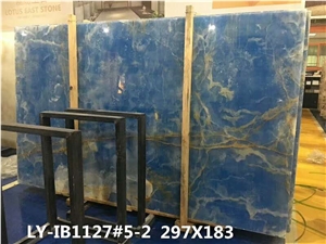 Nature Blue Onyx Backlit Slabs,Flooring,Agate Mosa