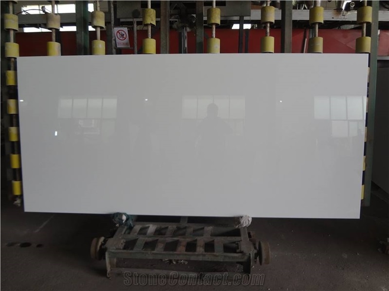Super White Nano Glass Slab for Interior Wall