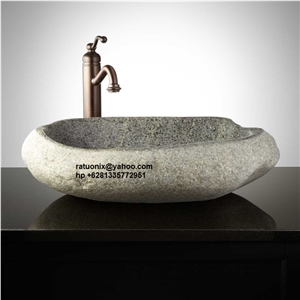 River Stone Grey Wash Basin
