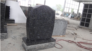 Butterfly Blue Granite Monument Custom