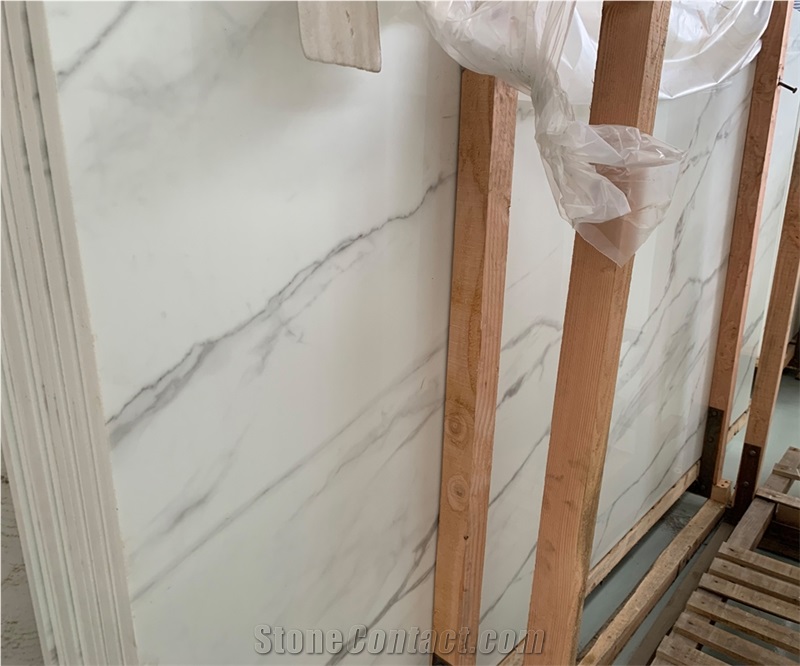2019 Hot Selling Calacatta Nano Crystallized Stone
