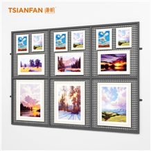 Display Racks For Paintings In Art Show
