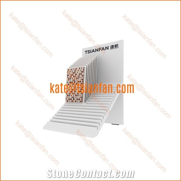 Mosaic Tile Swatch Card Desktop Collection Stand