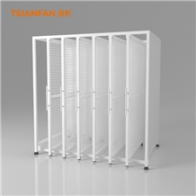 Oil Painting Sliding Showroom Display Stand