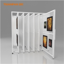 Oil Painting Sliding Showroom Display Stand